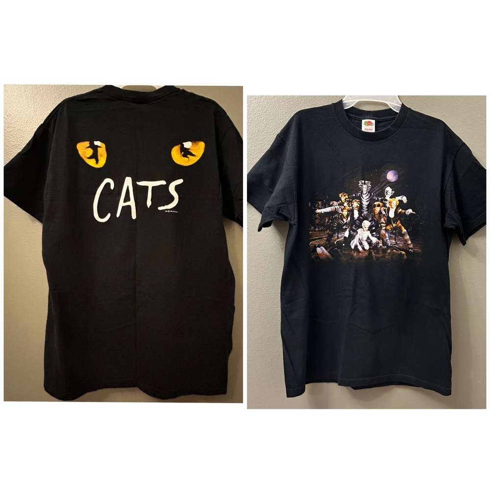 Vintage CATS THE MUSICAL Tee T-shirt Broadway Cast -Not Taylor’s Version size L